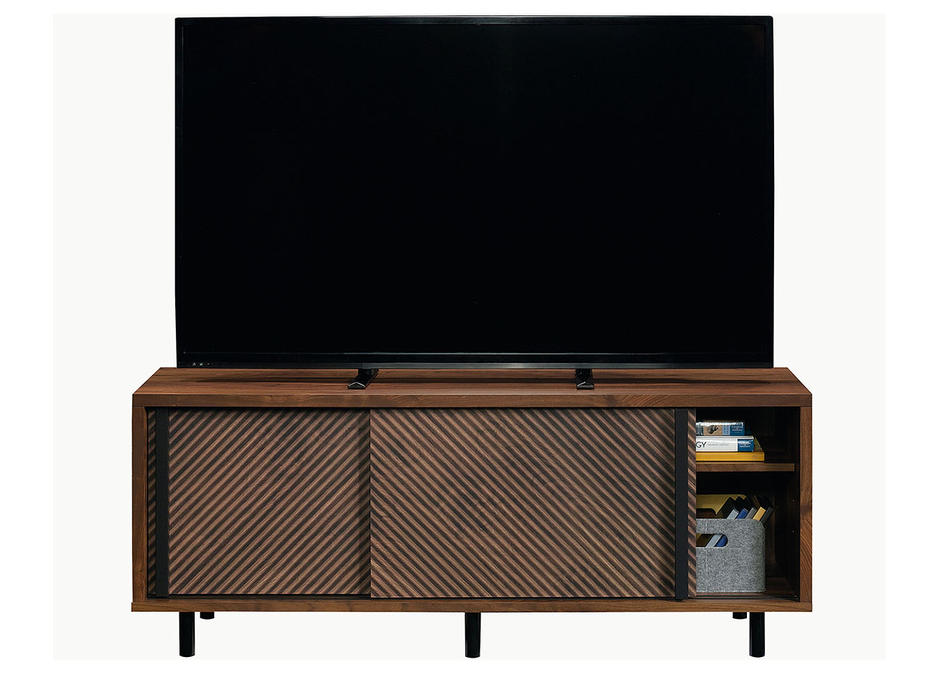 Harvey Park Grand Walnut Entertainment Credenza,Sauder